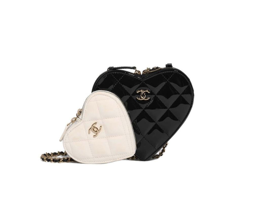 coco double heart bag