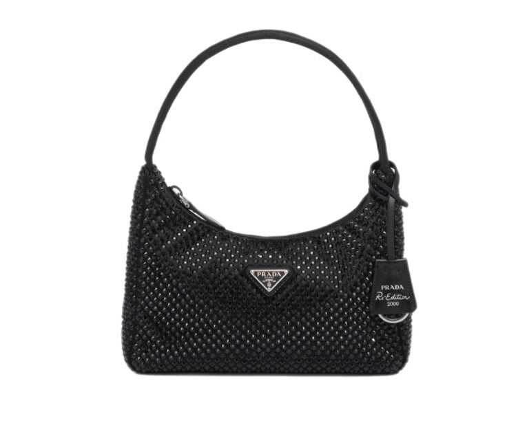 prada you crystal shoulder bag