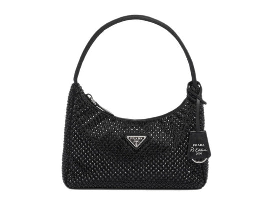prada you crystal shoulder bag