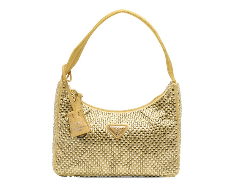 prada you crystal shoulder bag