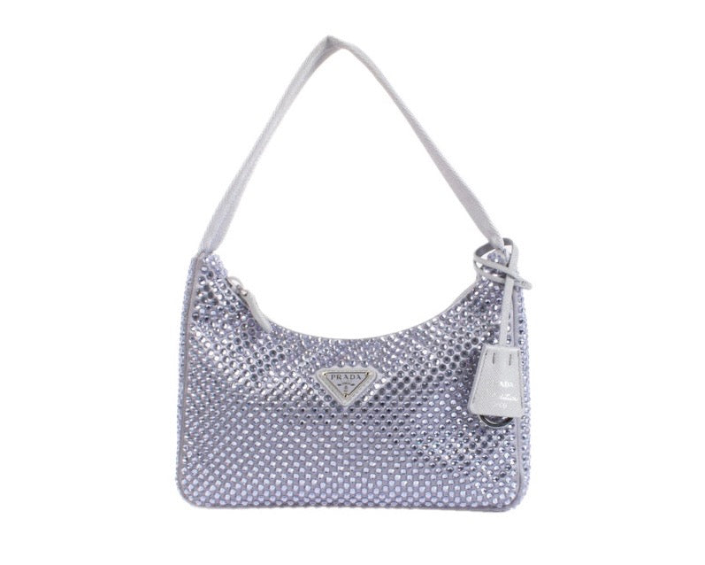 prada you crystal shoulder bag
