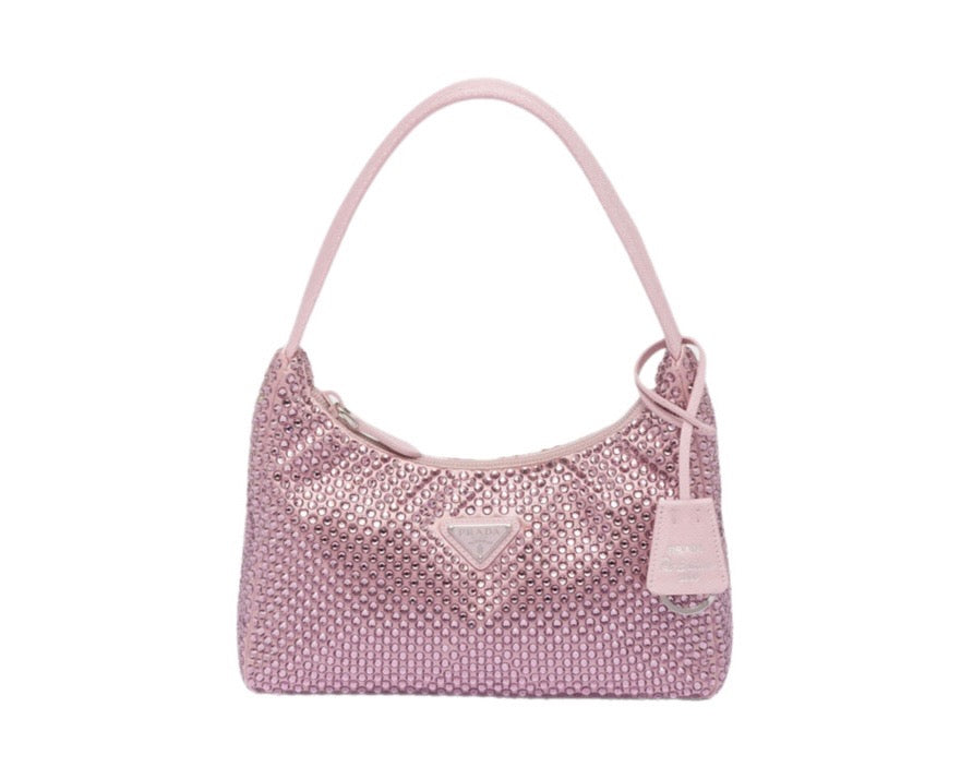 prada you crystal shoulder bag