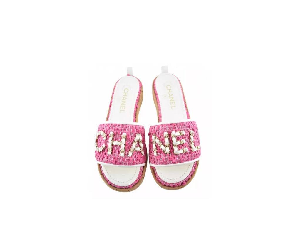 coco tweed sandals