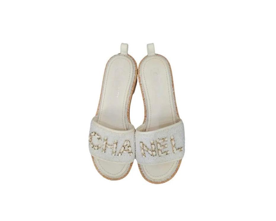 coco tweed sandals