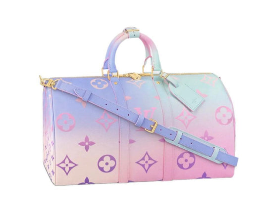louis cotton candy duffle