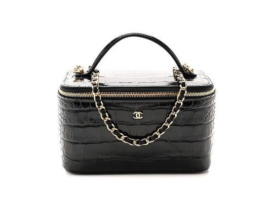 coco croc-skin vanity